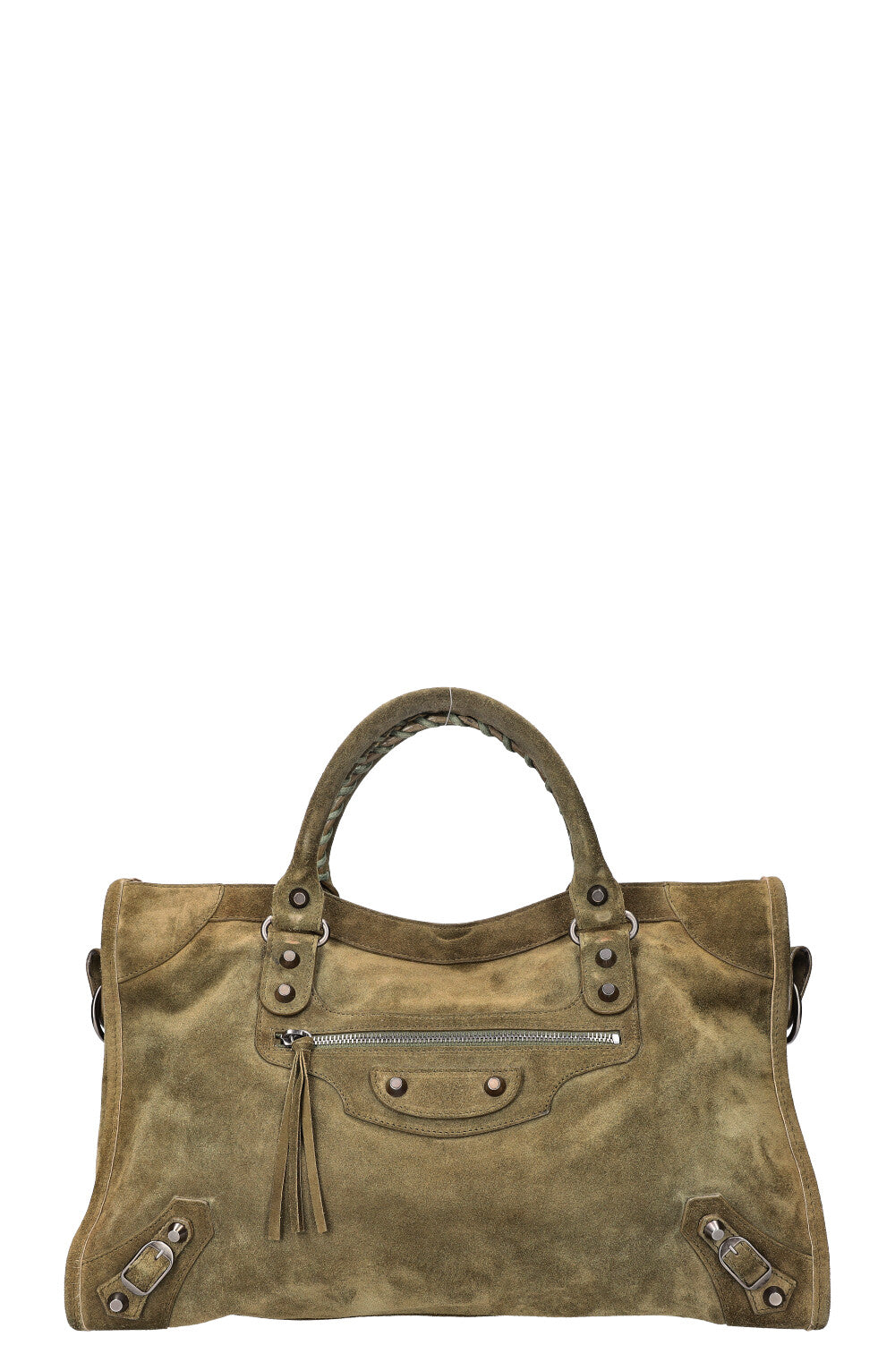 BALENCIAGA City Bag Suede Green