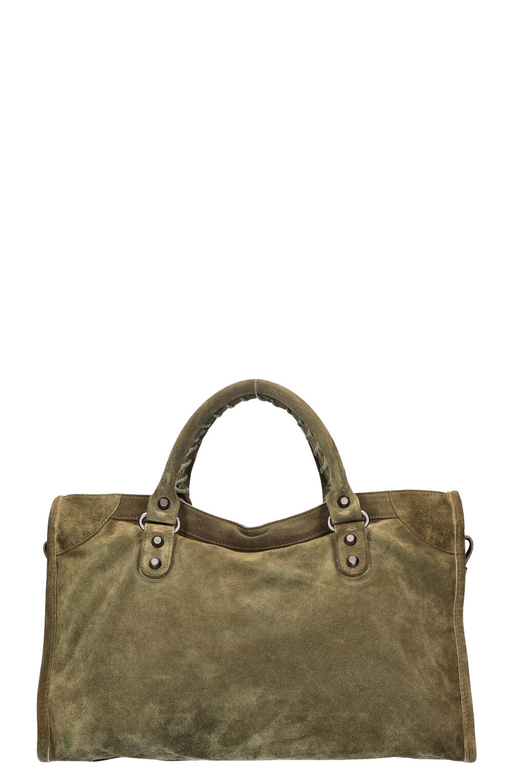 BALENCIAGA City Bag Suede Green – REAWAKE - Main Image