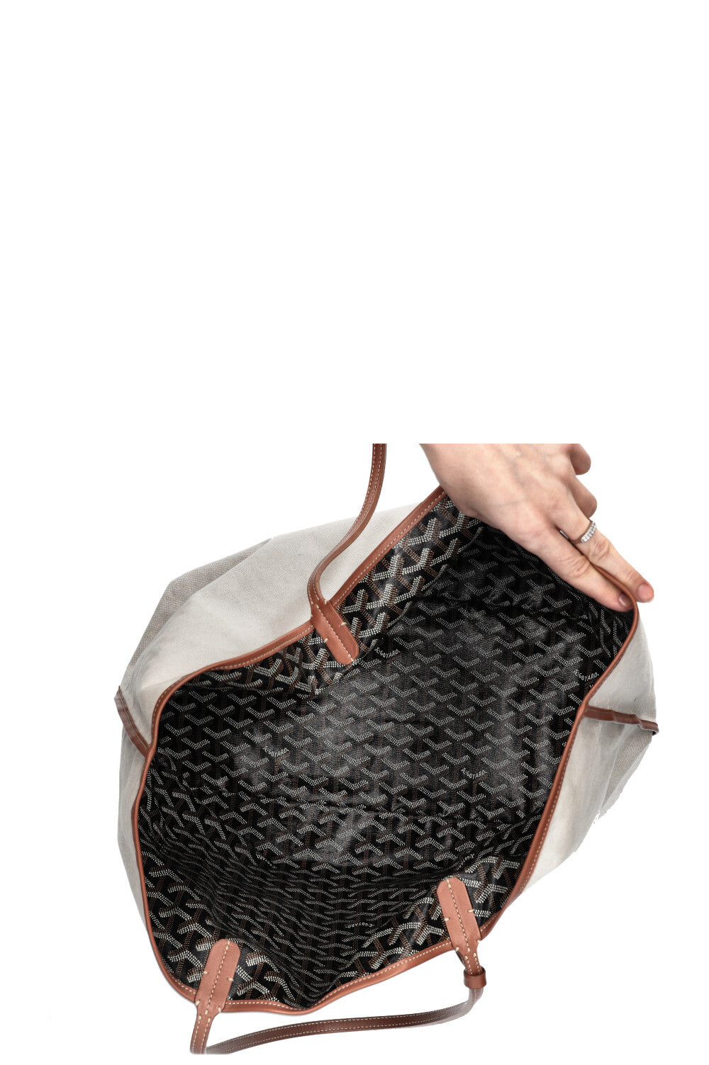 Sac goyard marron shop