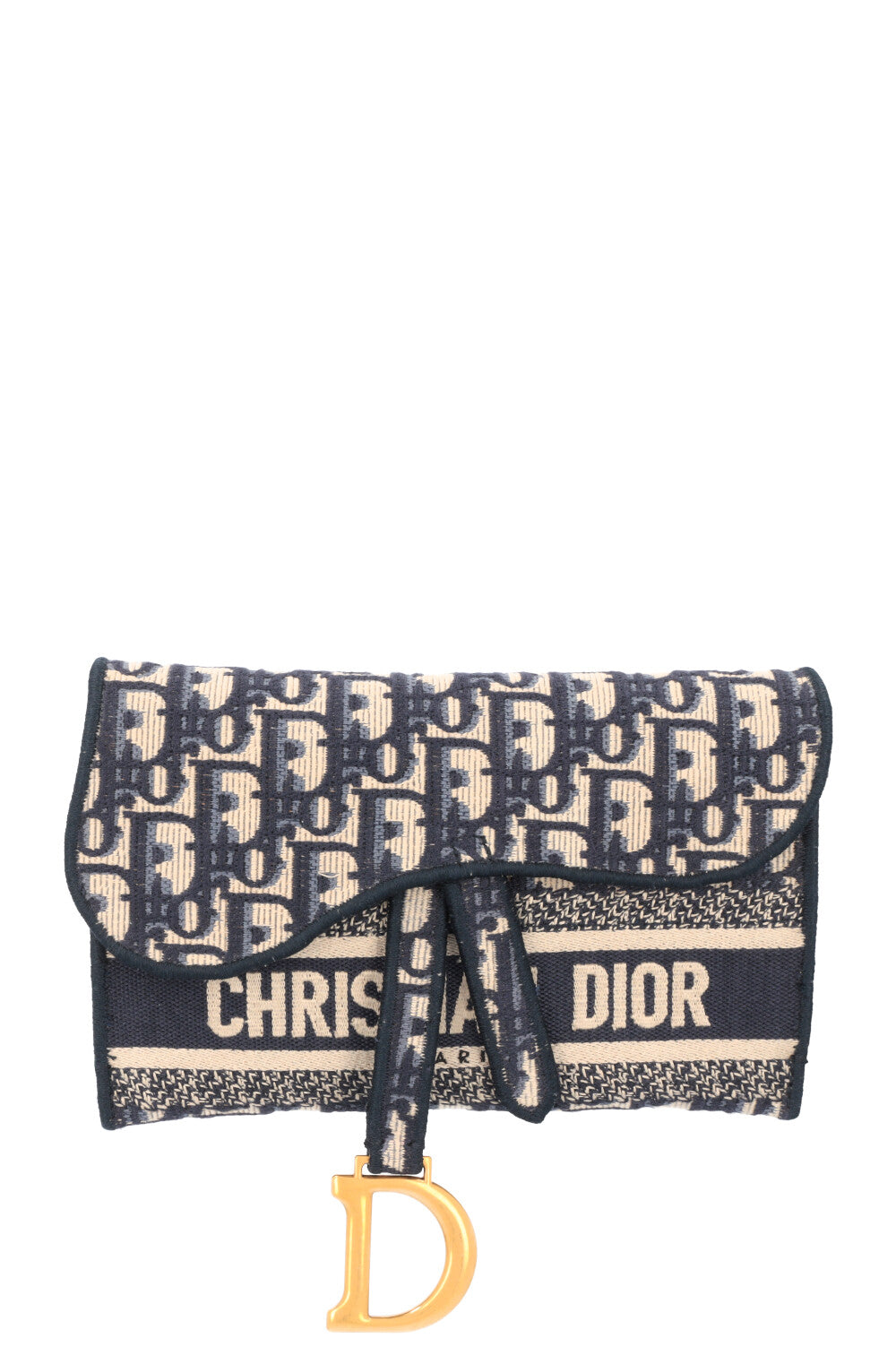 CHRISTIAN DIOR Saddle Belt Pouch Oblique Canvas
