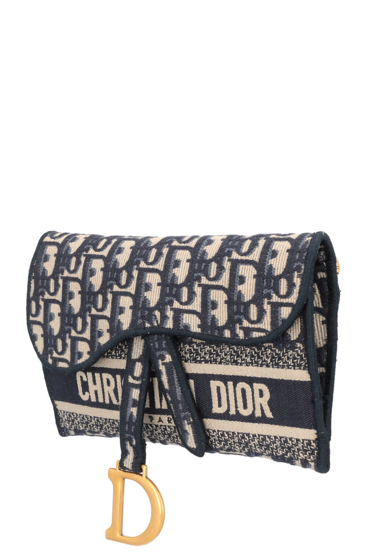 CHRISTIAN DIOR Saddle Belt Pouch Oblique Canvas