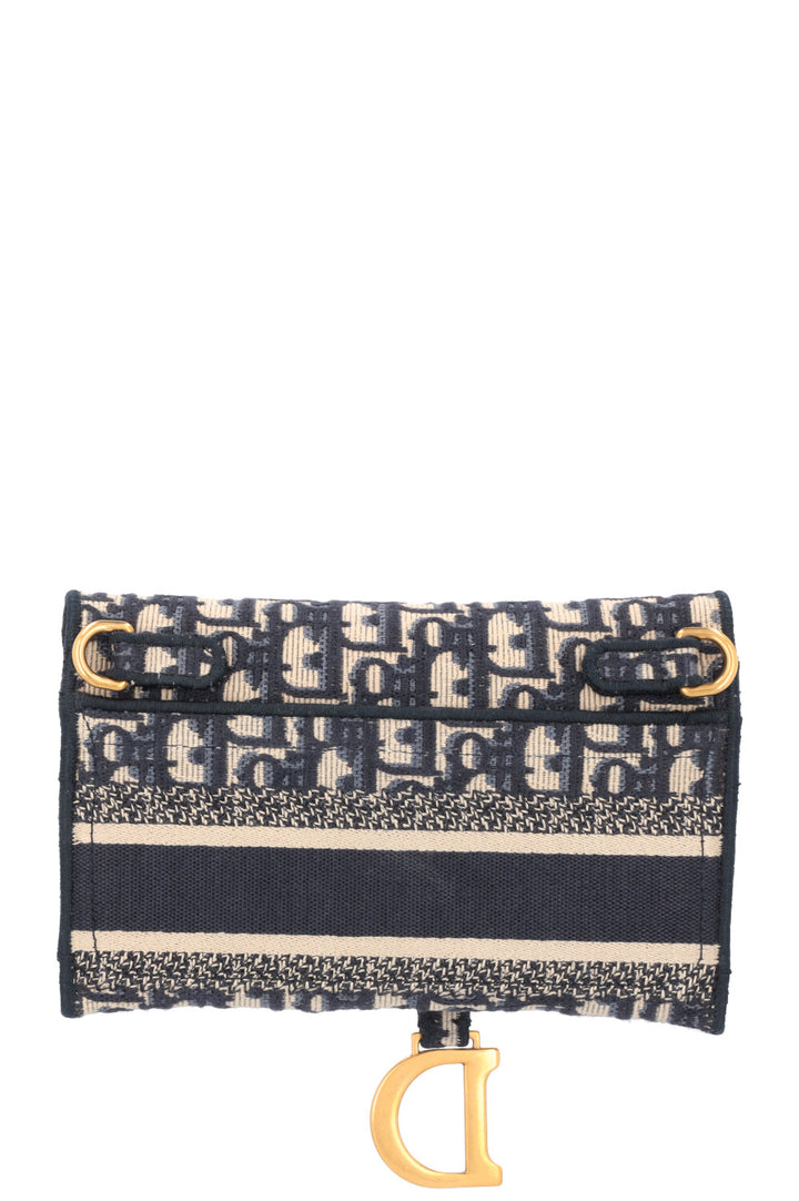 CHRISTIAN DIOR Saddle Belt Pouch Oblique Canvas
