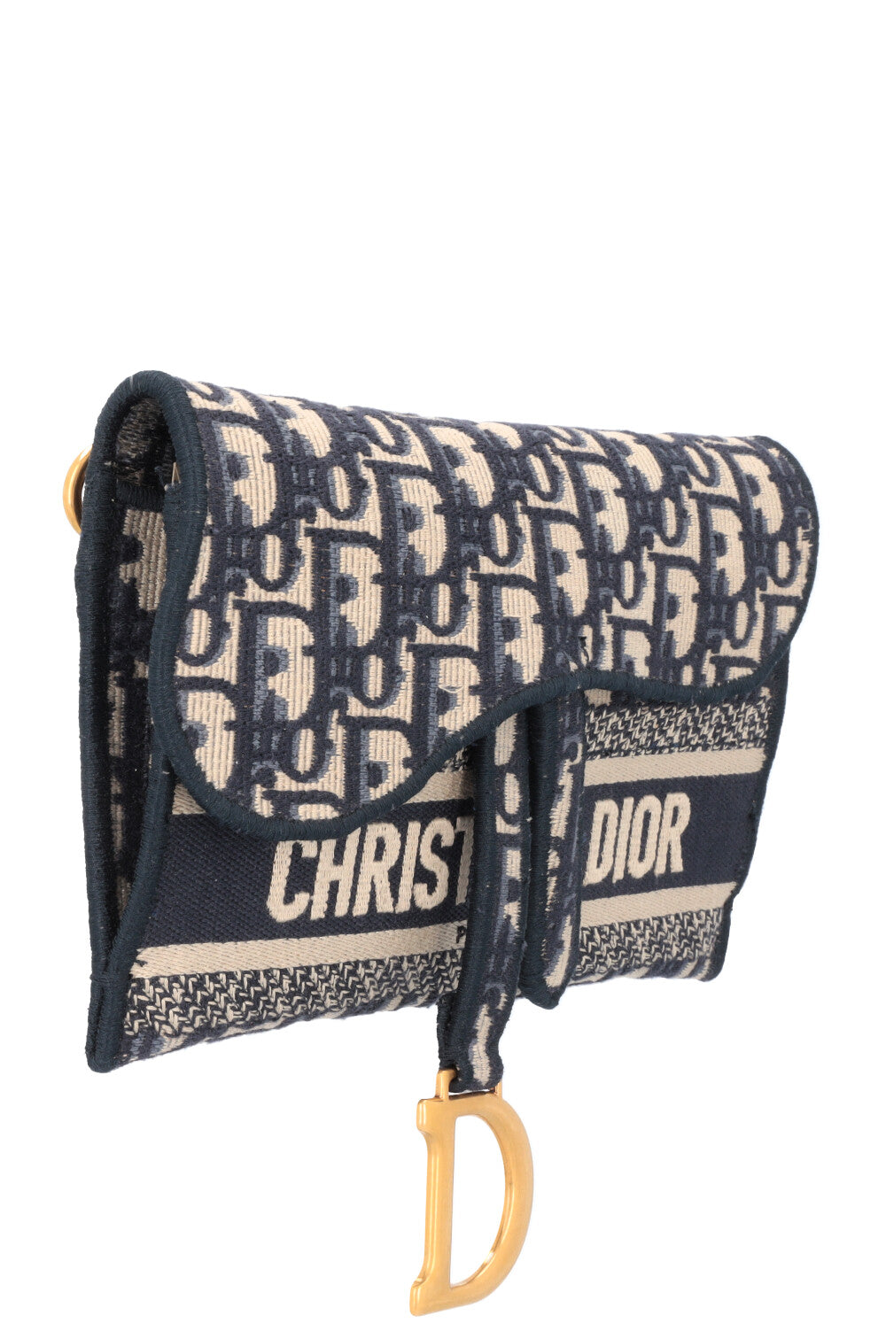 CHRISTIAN DIOR Saddle Belt Pouch Oblique Canvas