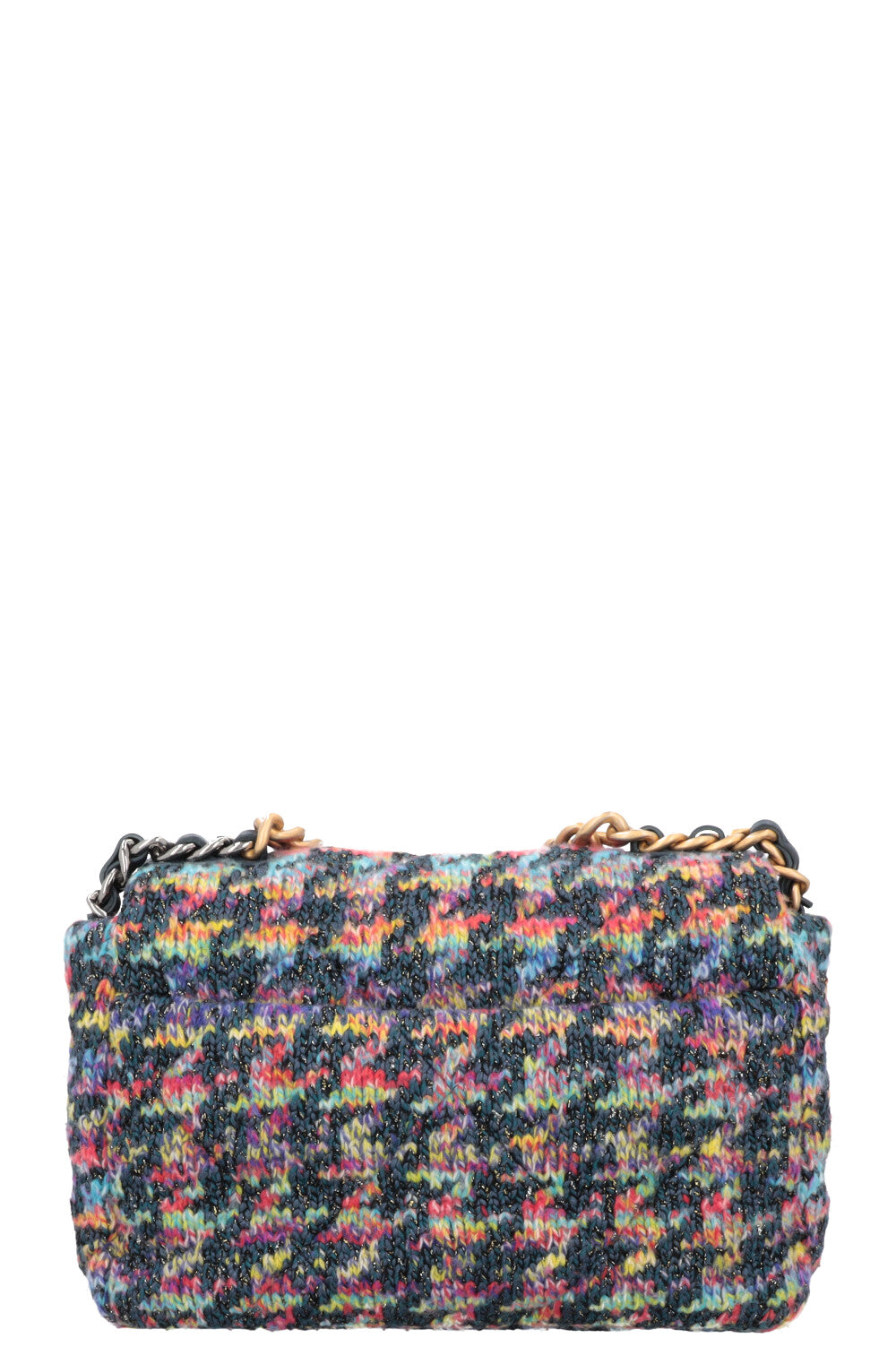 CHANEL Small 19 Knit Crossbody Bag Multicolor