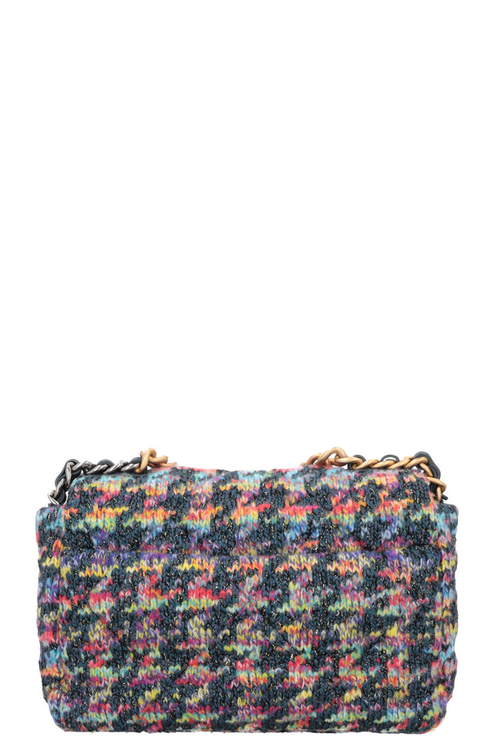 CHANEL Small 19 Knit Crossbody Bag Multicolor