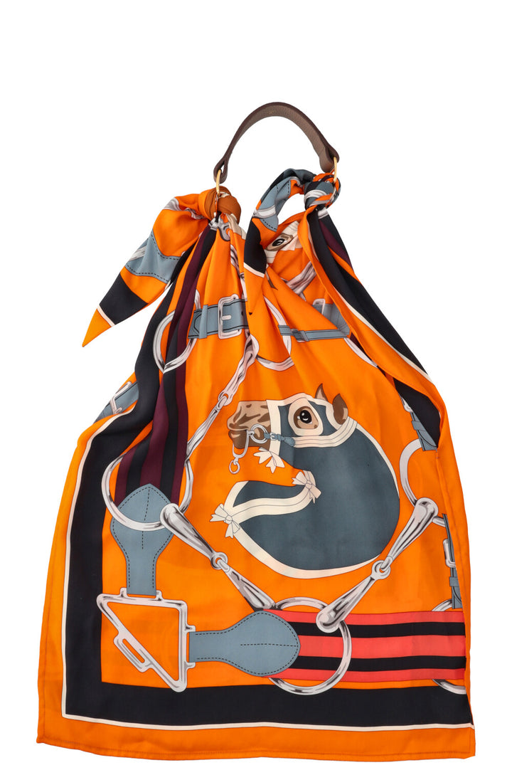 HERMÈS Petit H Furoshiki Shopper Silk