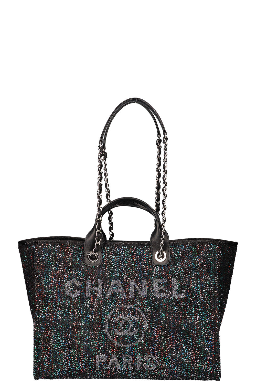 CHANEL 2020 Medium Deauville Sequins Bag 