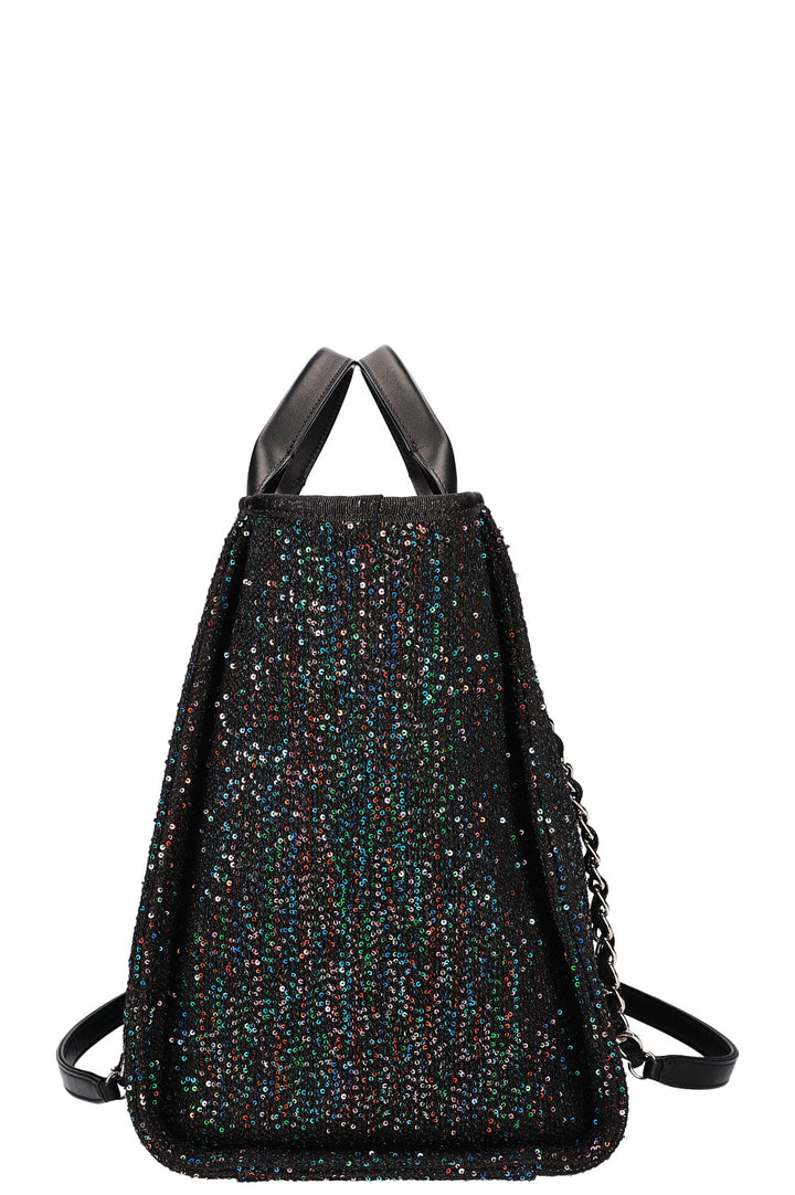CHANEL 2020 Sac moyen à paillettes Deauville