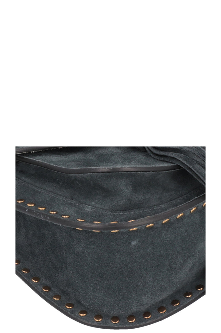 CHLOÉ Hudson Small Bag Suede Petrol