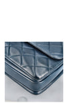 CHANEL Trendy Top Handle Flap Bag Blue