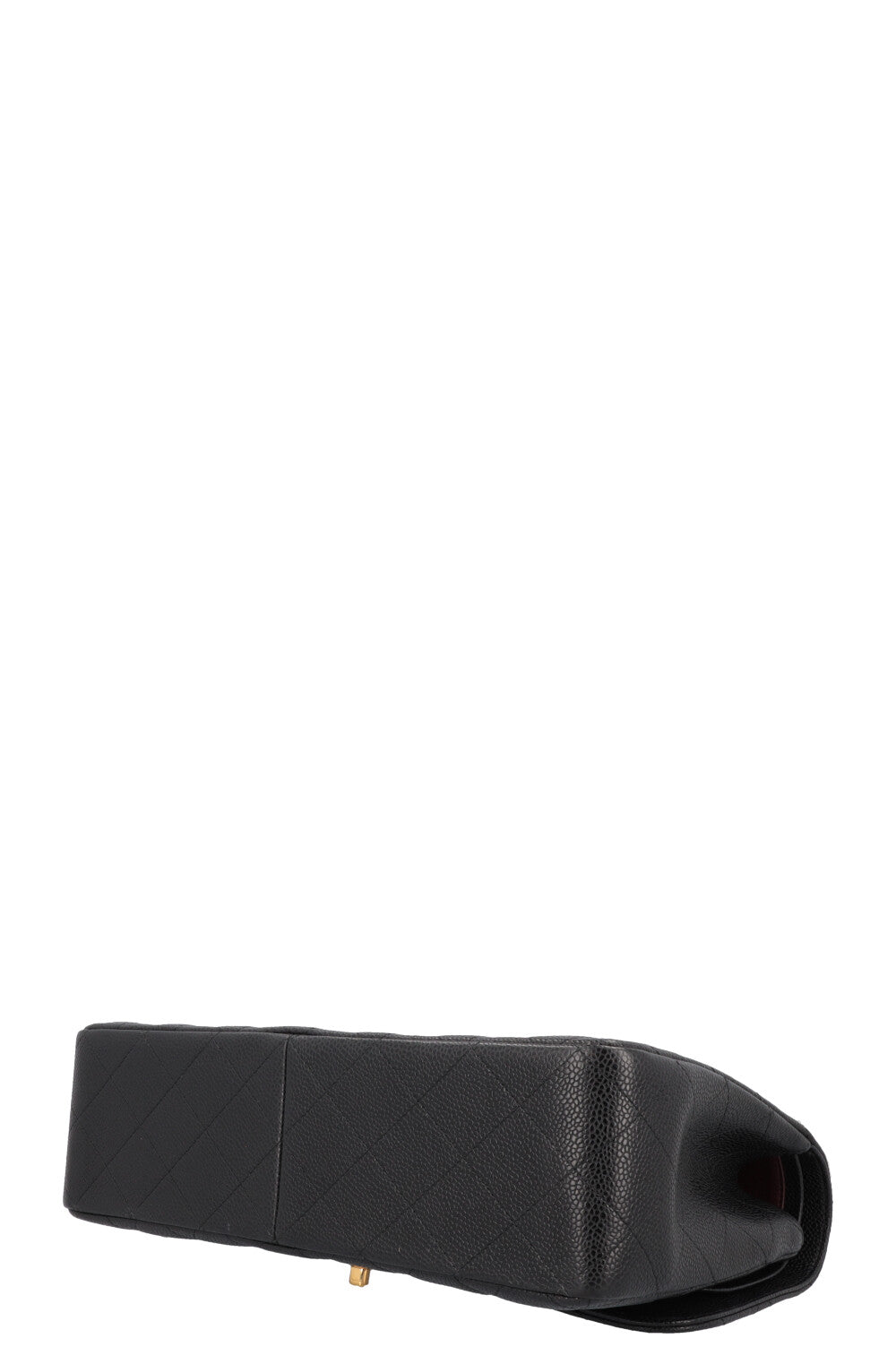 CHANEL Large Double Flap Bag Caviar Black