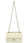 CHANEL Double Flap Bag Chevron
