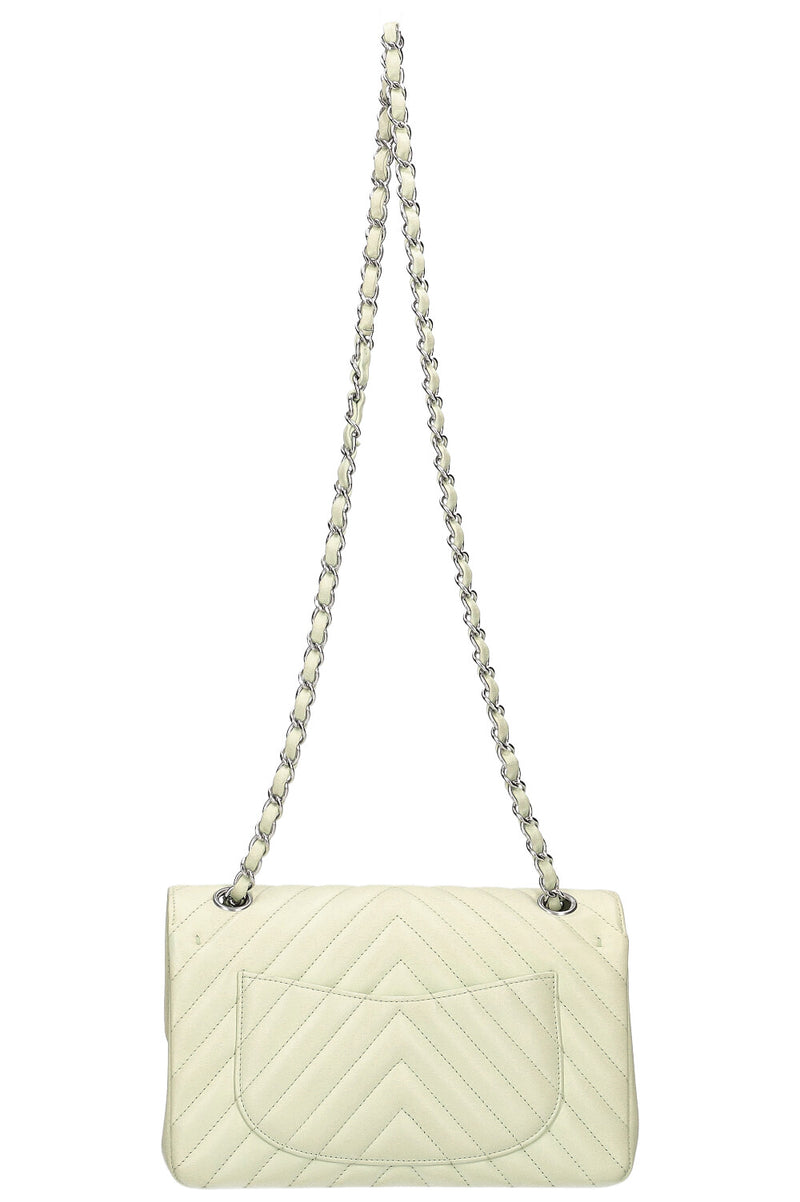 CHANEL Double Flap Bag Chevron