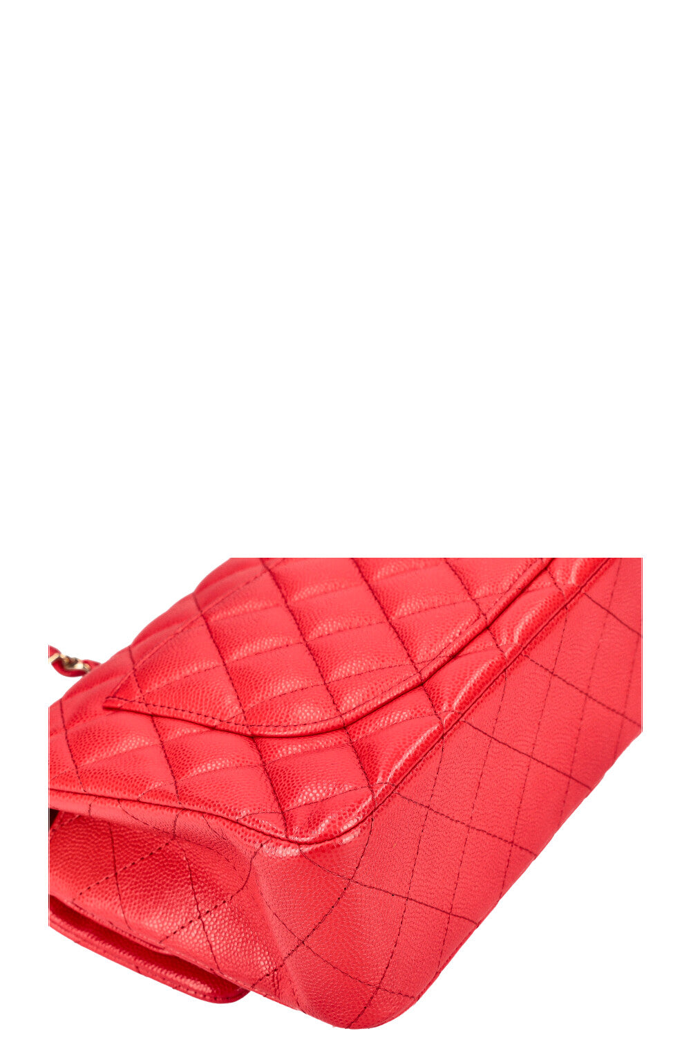 CHANEL Small Double Flap Caviar Berry