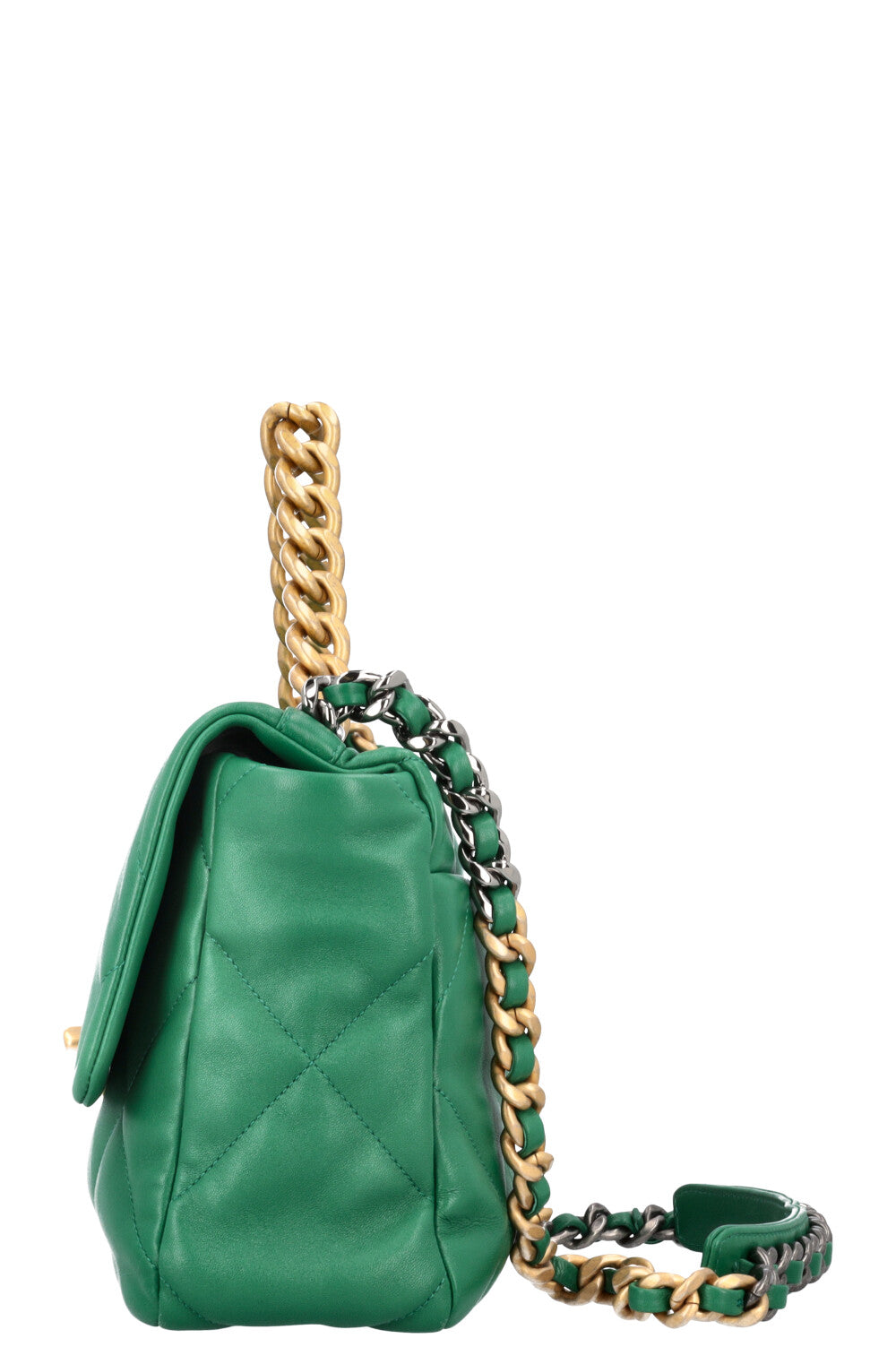 CHANEL 19 Large Bag Green