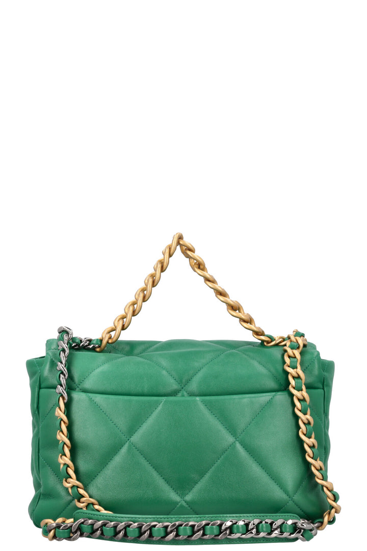 CHANEL 19 Large Bag Green