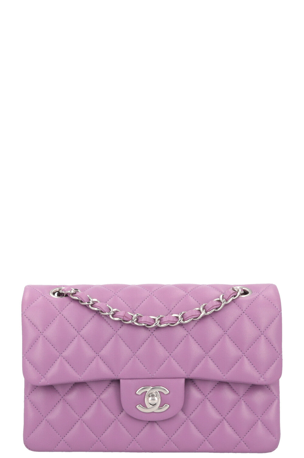 CHANEL Small Double Flap Bag Lilac