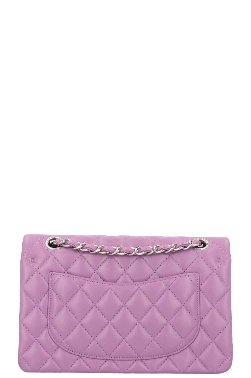 CHANEL Petit sac double rabat Lilas