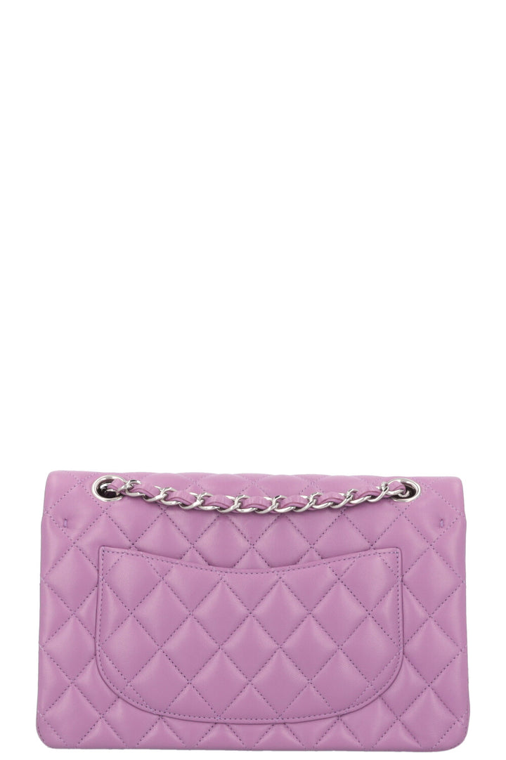 CHANEL Petit sac double rabat Lilas