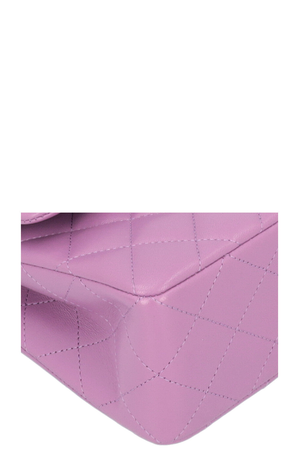CHANEL Petit sac double rabat Lilas