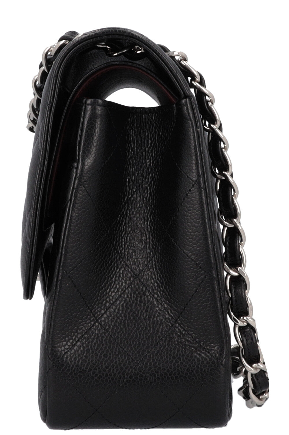 CHANEL Double Flap Large Caviar Black