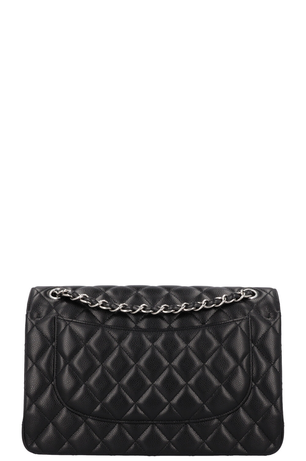 CHANEL Double Flap Large Caviar Black
