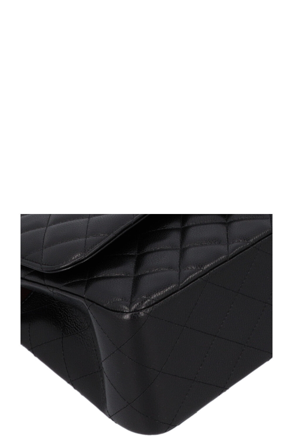 CHANEL Double Flap Large Caviar Black