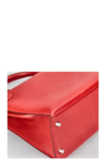 HERMÈS Kelly 32 Epsom Rouge Casaque