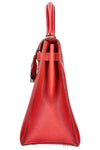 HERMÈS Kelly 32 Epsom Rouge Casaque