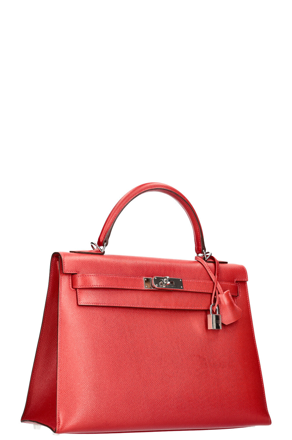 HERMÈS Kelly 32 Epsom Rouge Casaque