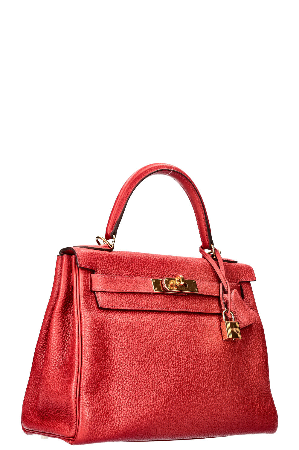 HERMÈS Kelly II 28 Clemence Rouge Casaque