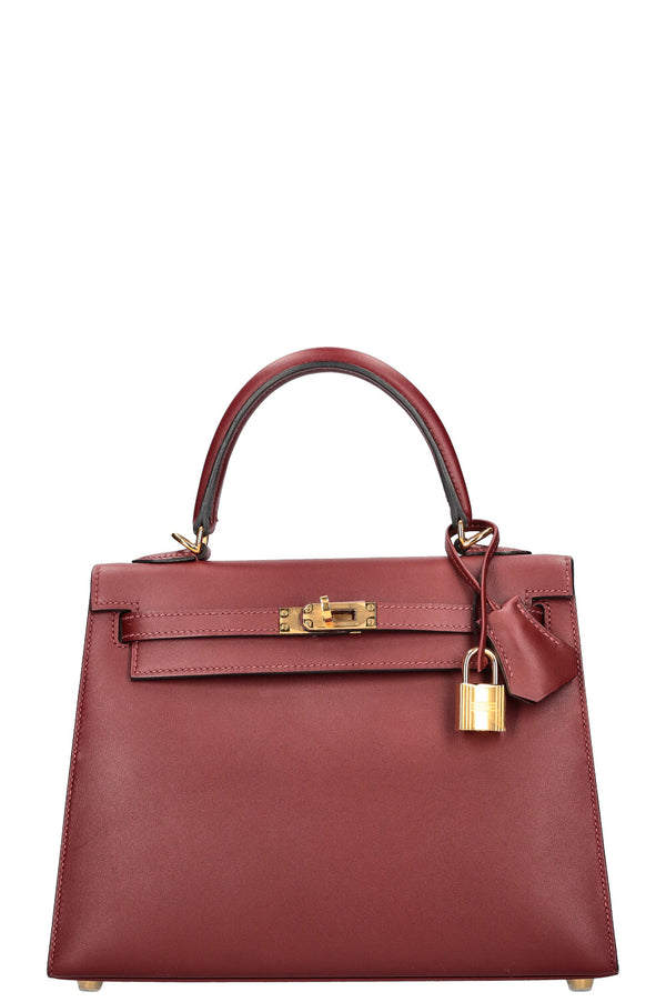 HERMÈS Kelly 25 Sombrero Rouge H