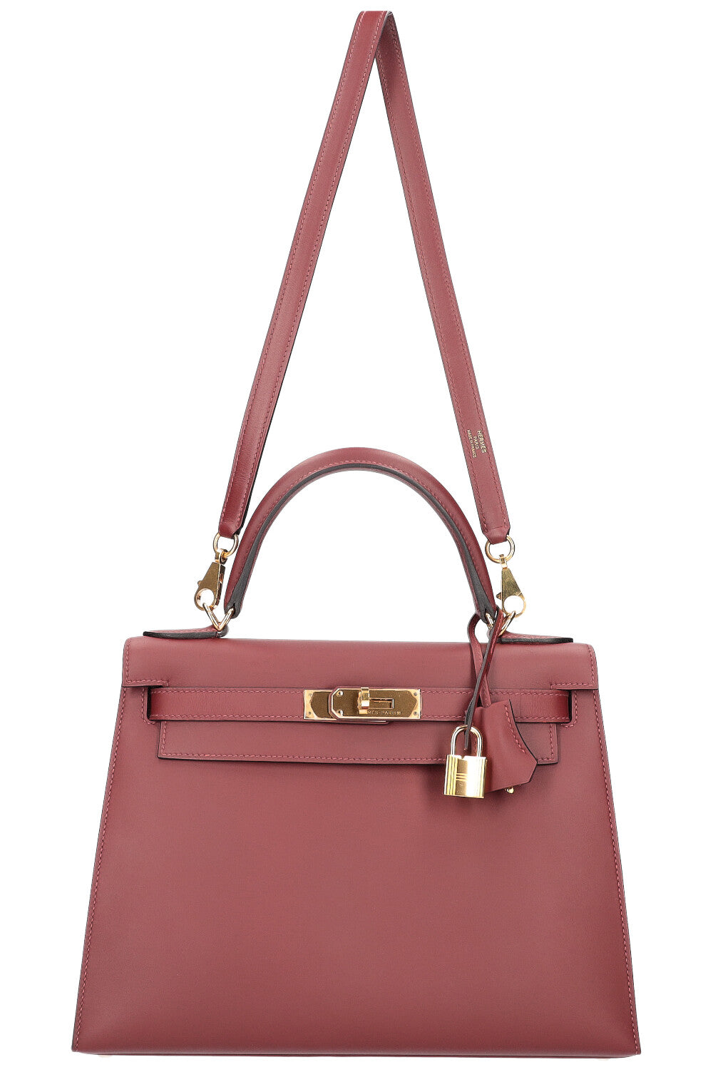 HERMÈS Kelly 28 Amazone Sombrero Rouge H