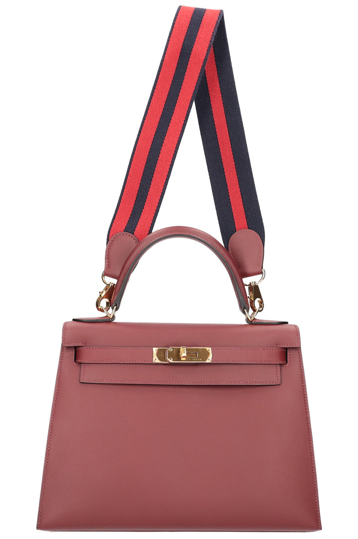 HERMÈS Kelly 28 Amazone Sombrero Rouge H