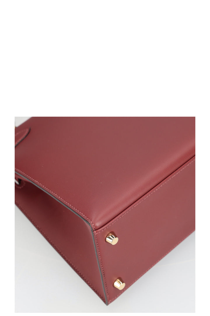 HERMÈS Kelly 28 Amazone Sombrero Rouge H