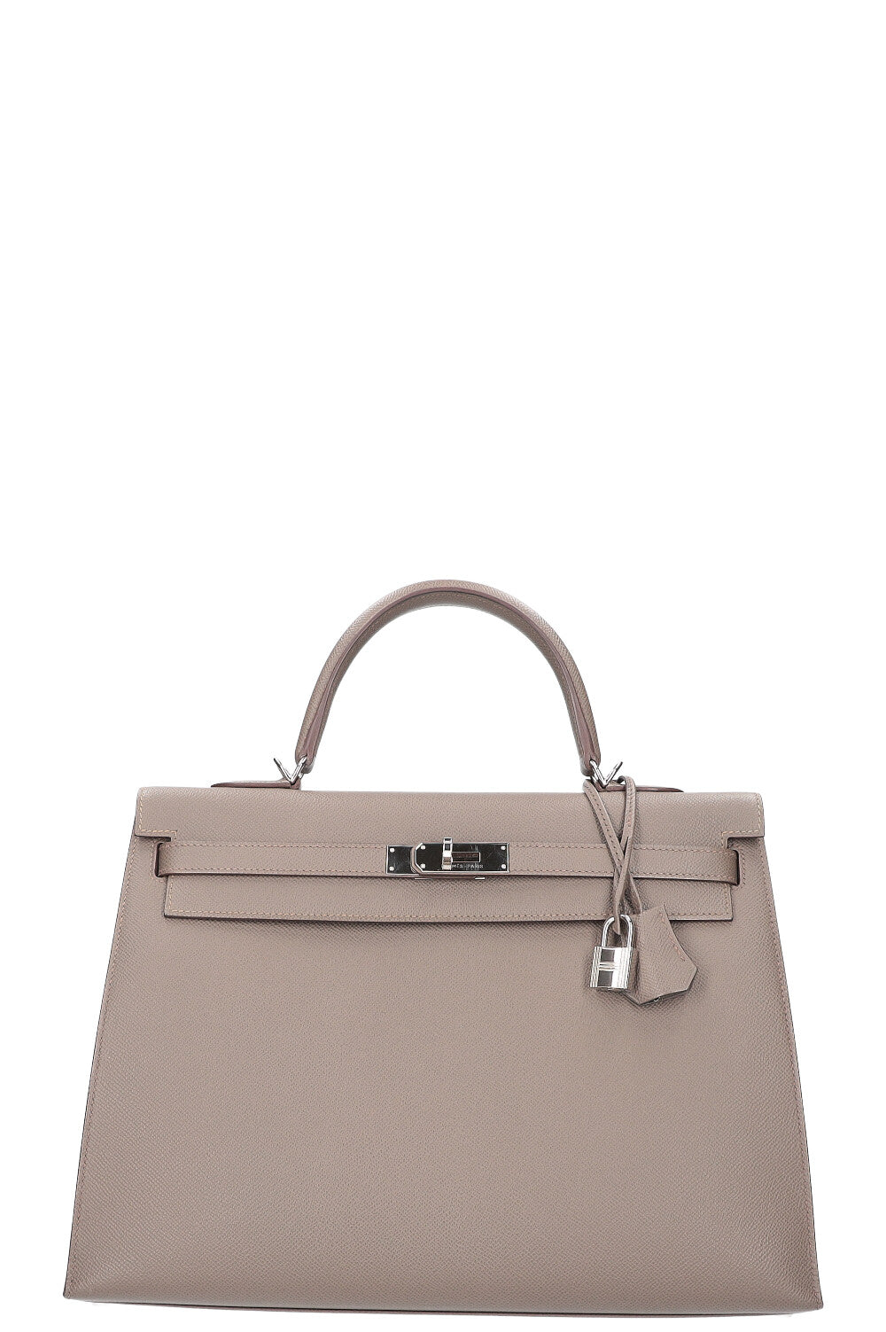 HERMÈS Kelly 35 Epsom Etain