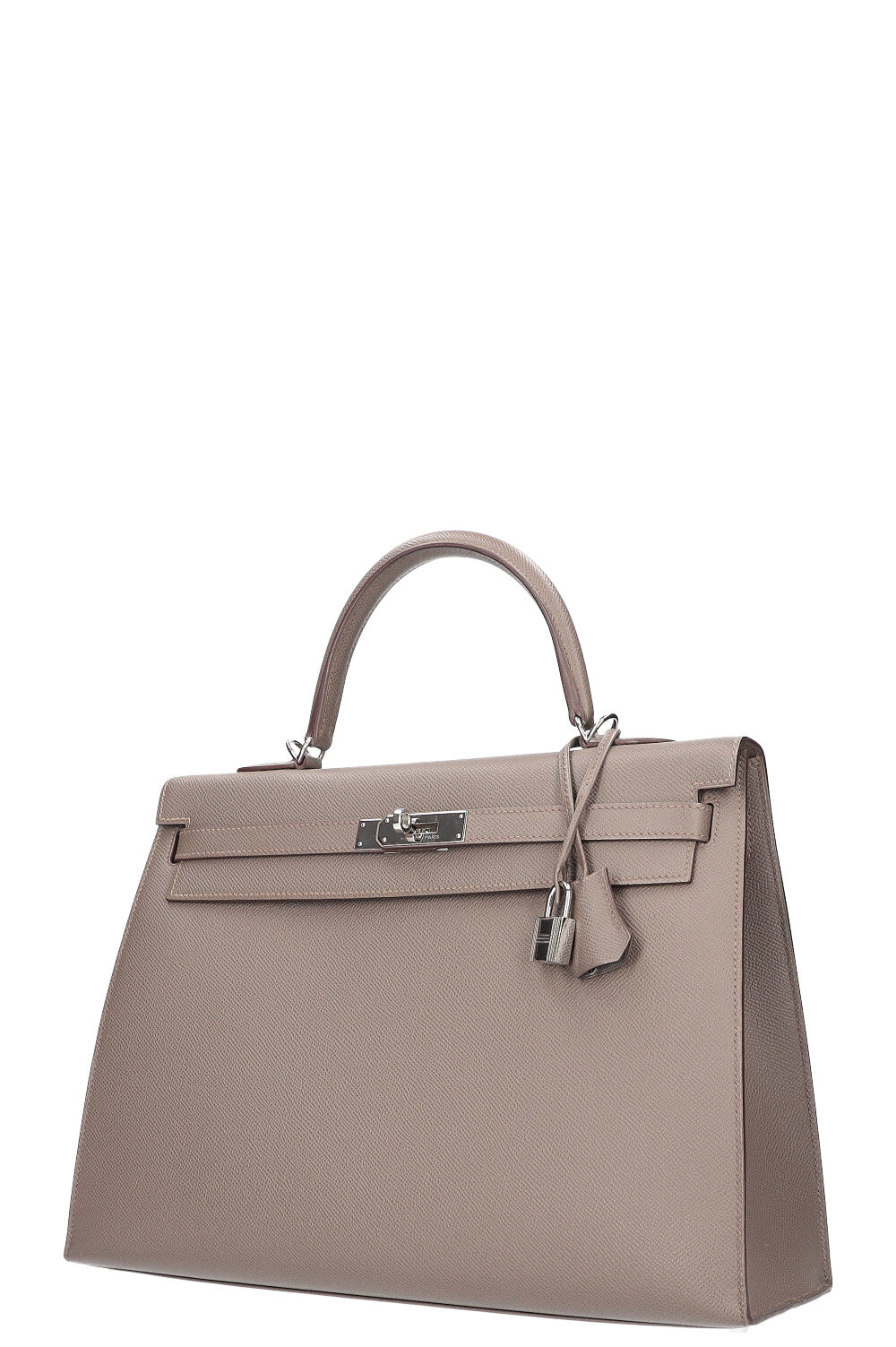 HERMÈS Kelly 35 Epsom Etain