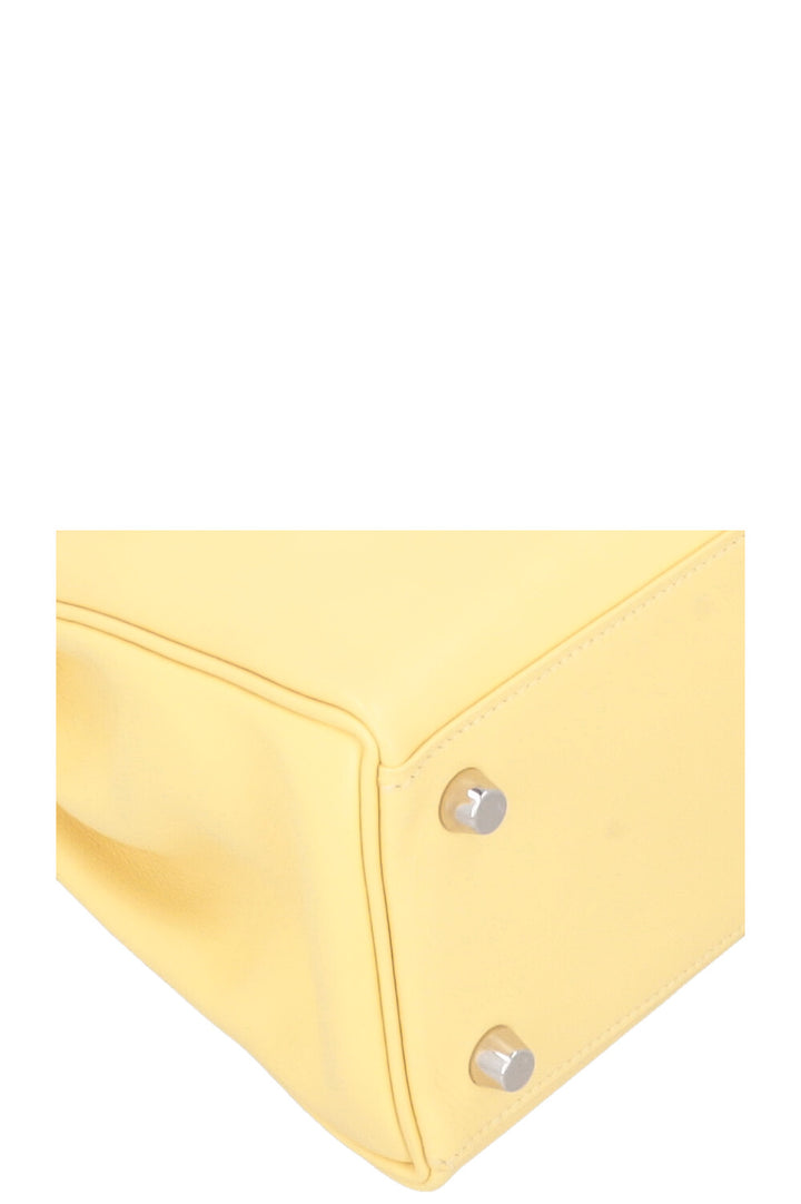 HERMÈS Kelly 25 Swift Jaune Poussin