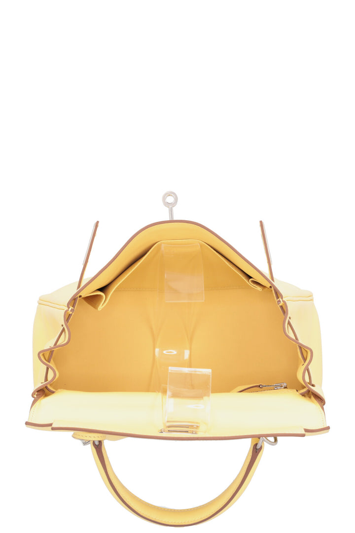 HERMÈS Kelly 25 Swift Jaune Poussin