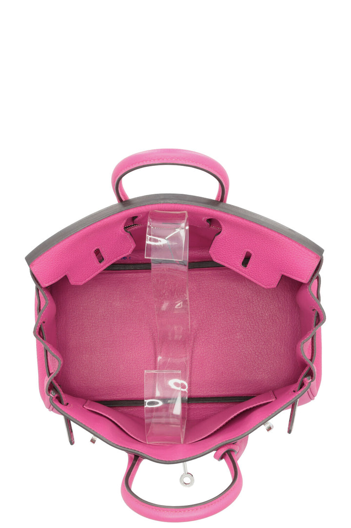 HERMÈS Birkin 25 Togo Rose Pourpre