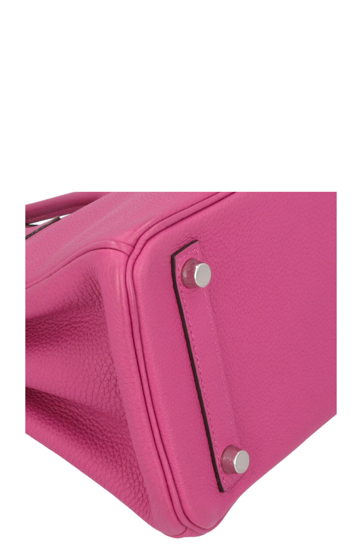 HERMÈS Birkin 25 Togo Rose Pourpre
