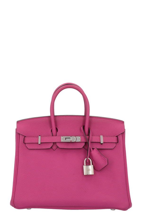 HERMÈS Birkin 25 Togo Rose Pourpre