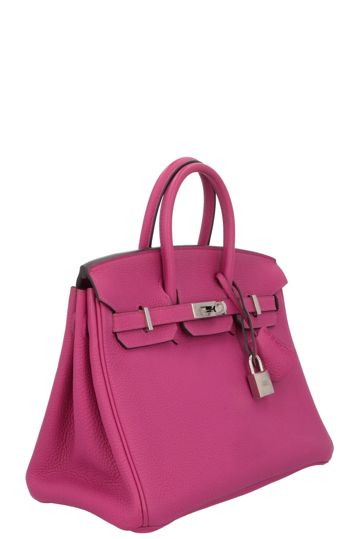 HERMÈS Birkin 25 Togo Rose Pourpre