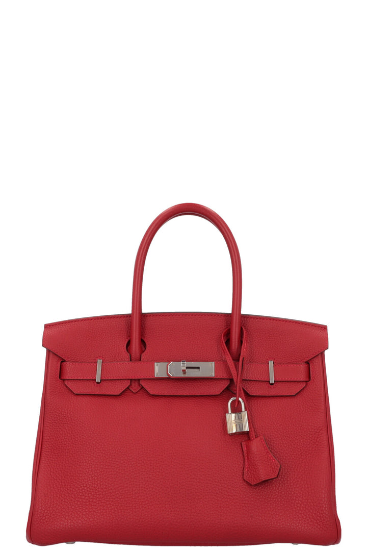 HERMÈS Birkin 30 Togo Rouge Vif