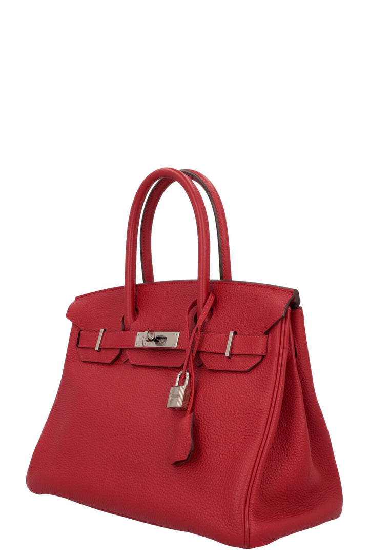 HERMÈS Birkin 30 Togo Rouge Vif