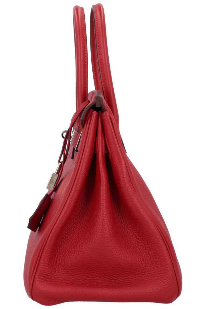 HERMÈS Birkin 30 Togo Rouge Vif