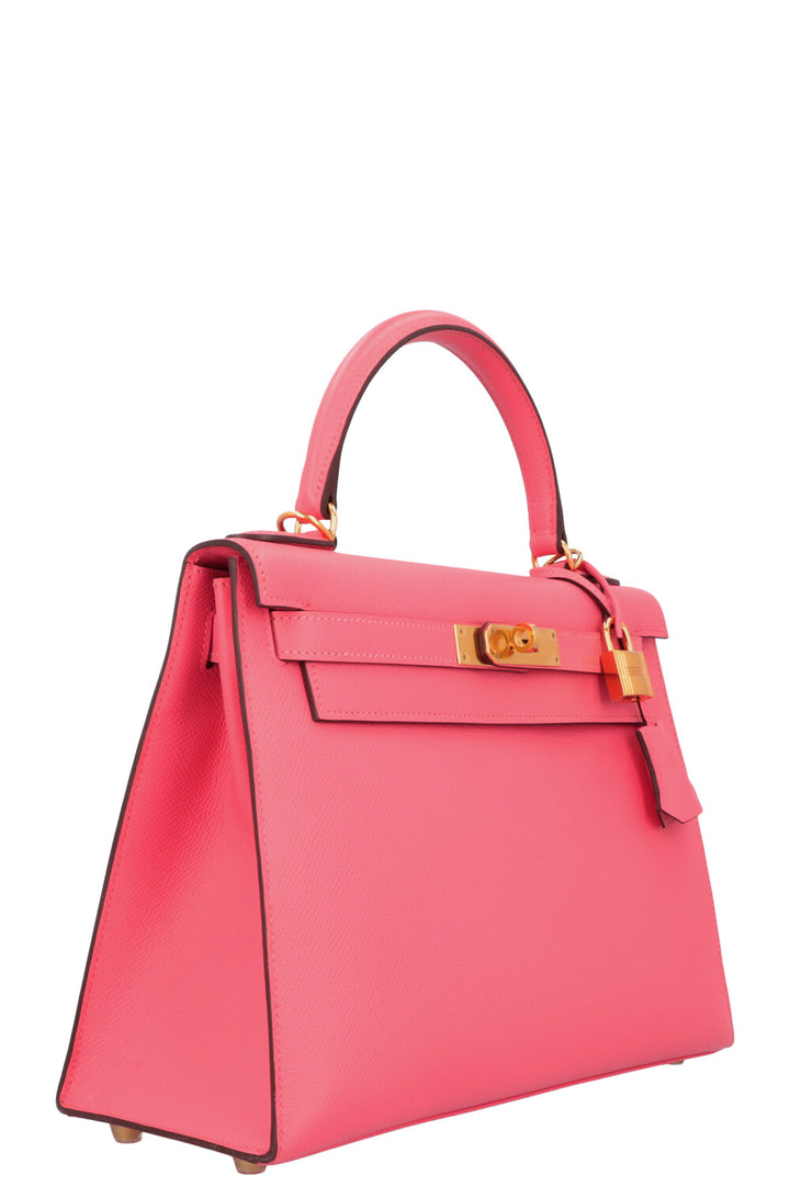 HERMÈS Kelly Sellier 28 Epsom Rose Azalea