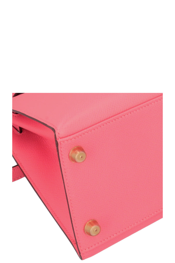 HERMÈS Kelly Sellier 28 Epsom Rose Azalea