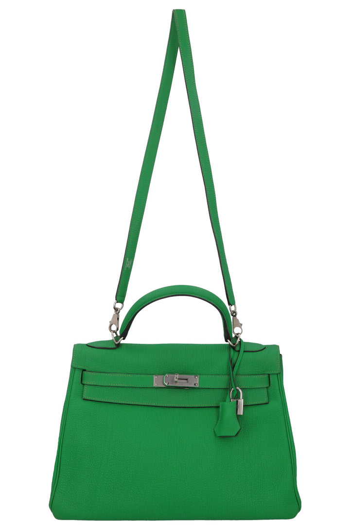 HERMÈS Kelly 32 Togo Vert Bambou