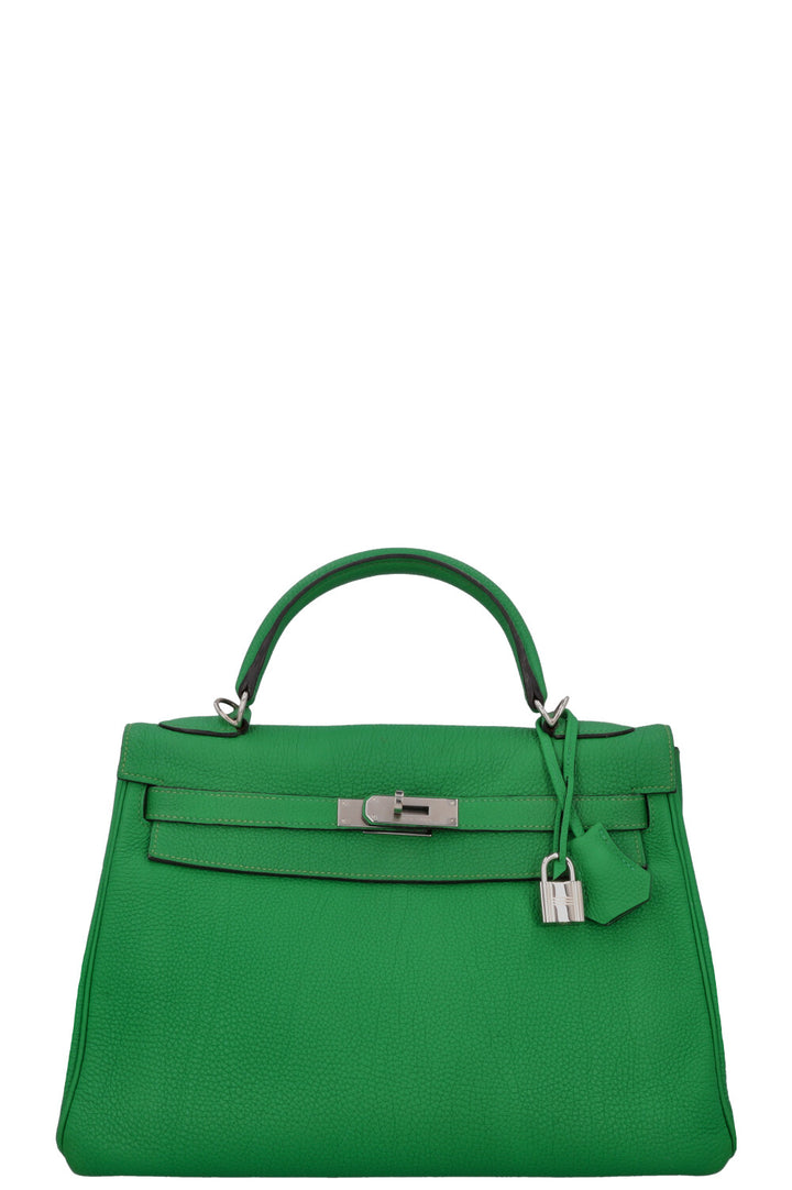 HERMES Kelly 32 Togo Vert Bambou